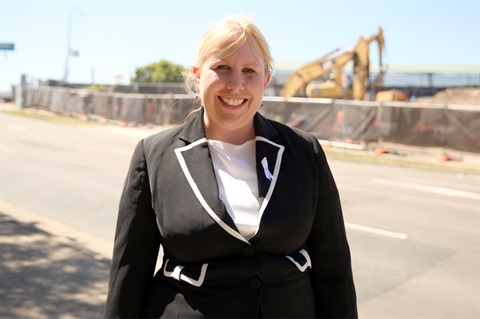 Mayor Byrne at Castle Hill Construction Site.jpg